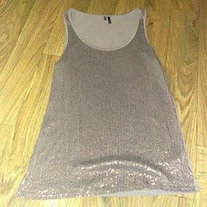 Maurice sparkly tank top